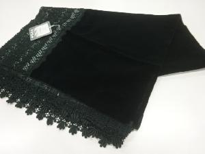 ビロードレース花模様ショール